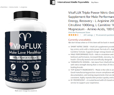 VitaFLUX Review Amazon